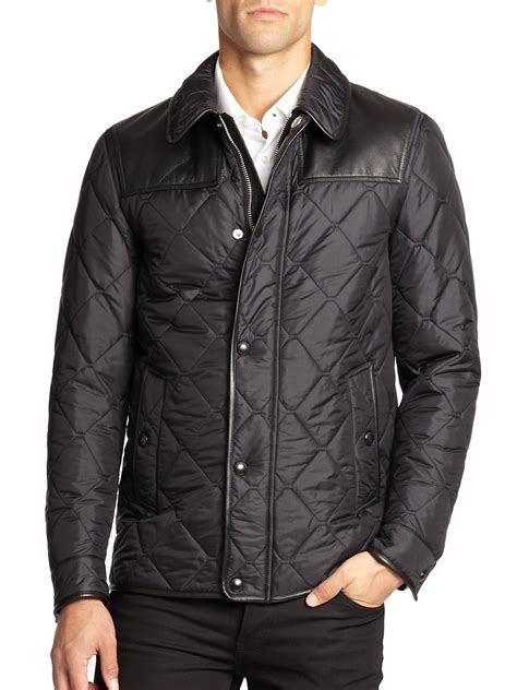 burberry mens quilted jacket|burberry men's quilted jacket sale.